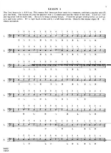 O4653 - Snare Drum Method Book 1 - Elementary