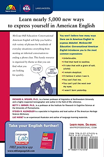 McGraw-Hill's Conversational American English: The Illustrated Guide to Everyday Expressions of American English (McGraw-Hill ESL References)