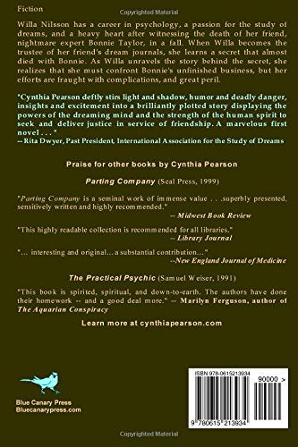 Dreaming The Dead — back cover