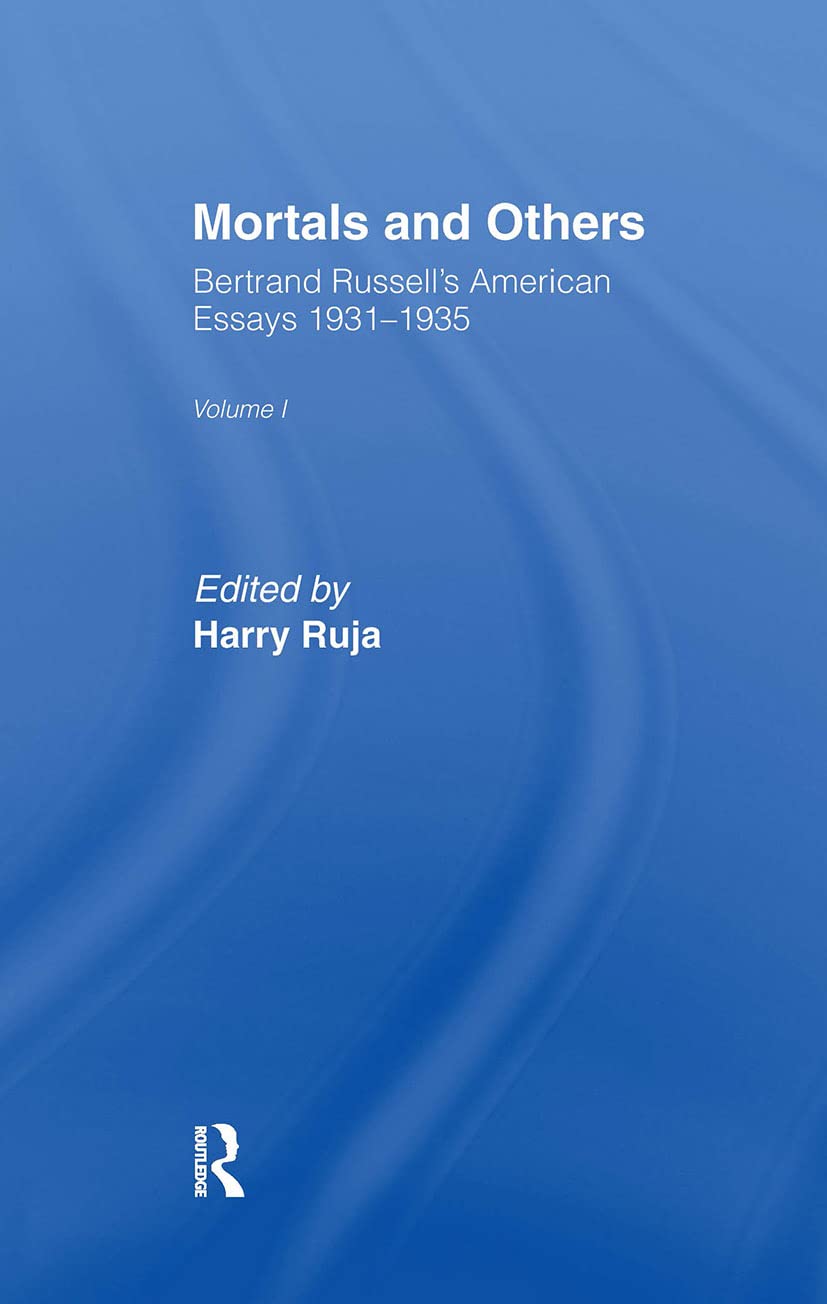 Mortals and Others, Volume 1 : American Essays, 1931-1935