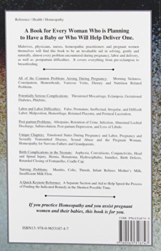 Homeopathy for the Modern Pregnant Woman and Her Infant: A T