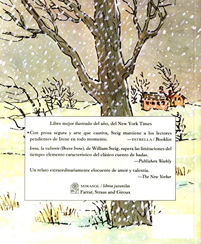 Irene, La Valiente: Spanish paperback edition of Brave Irene (Mirasol /Libros Juveniles) (Spanish Edition)
