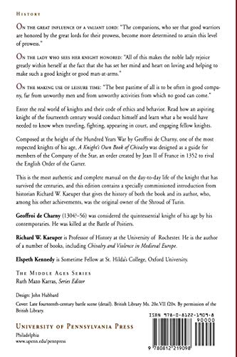 A Knight's Own Book of Chivalry (The Middle Ages Series)