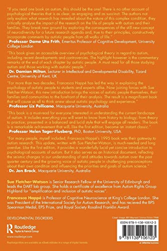 Autism: A New Introduction to Psychological Theory and Current Debate