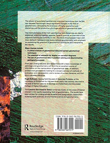 Using Geochemical Data (Longman Geochemistry Series)