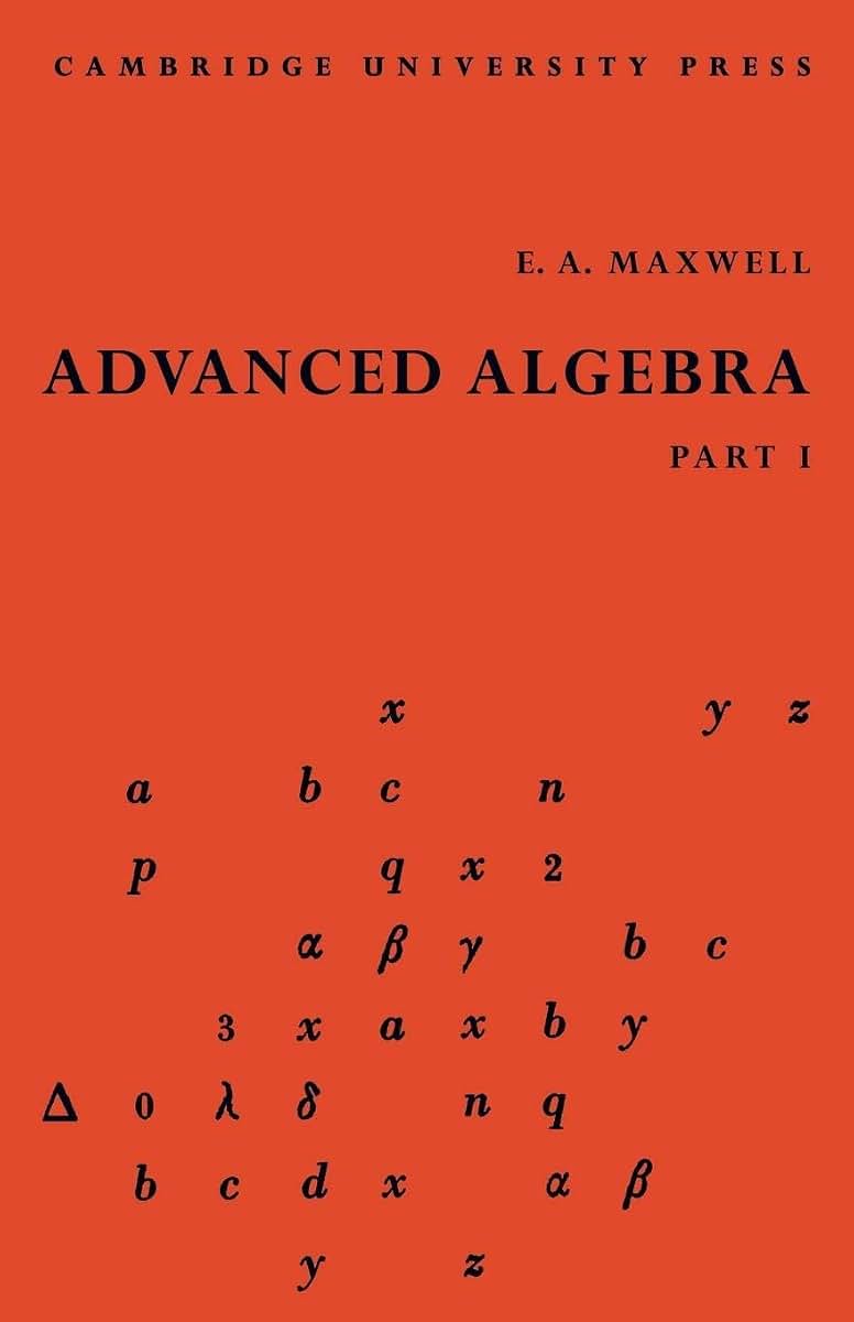Advanced Algebra, Part 1