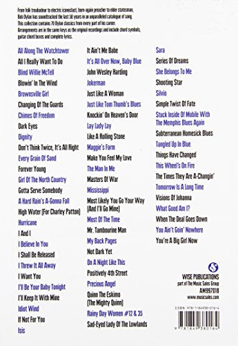 The Best of Bob Dylan Chord Songbook