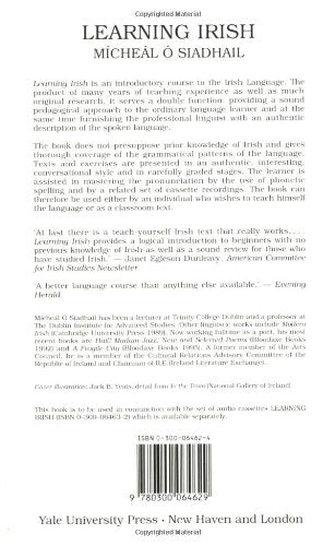 Learning Irish, New Edition: Text — back cover