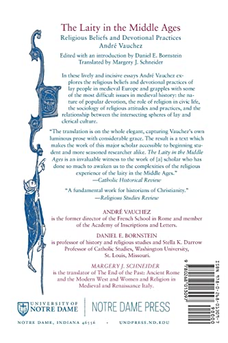 Laity in the Middle Ages, The: Religious Beliefs and Devotional Practices