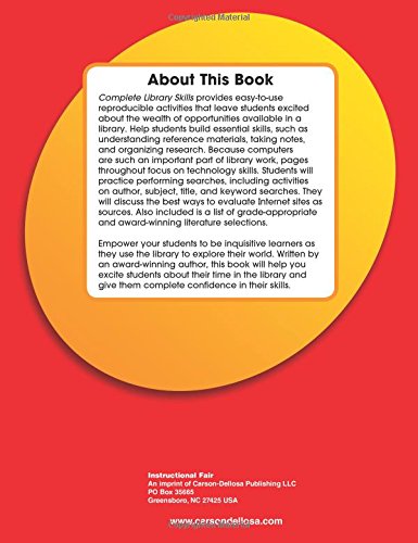 Complete Library Skills, Grade 5