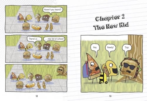 Pizza and Taco: Too Cool for School: (A Graphic Novel)