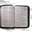 Biblia Reina Valera 1960 Tamao grande, letra grande piel negra con cremallera / Spanish Holy Bible RVR 1960 Large Size Large Print Black Leather with Zipper