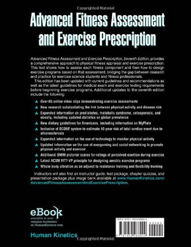Advanced Fitness Assessment and Exercise Prescription-7th Edition With Online Video