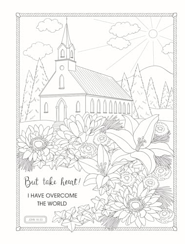 Creative Haven Beautiful Bible Blessings Coloring Book (Adult Coloring Books: Religious)