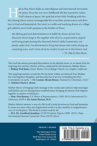 Mother of Peace: A Memoir by Hak Ja Han Moon