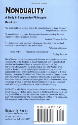 Nonduality: A Study in Comparative Philosophy