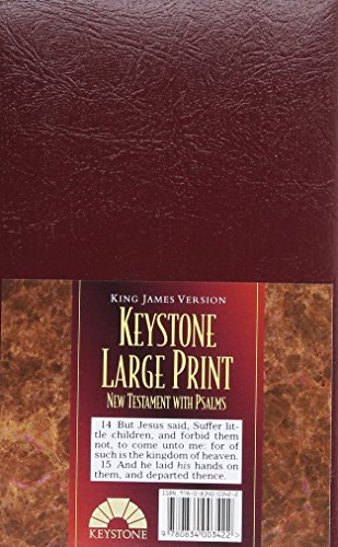 Large Print New Testament with Psalms by Anonymous
