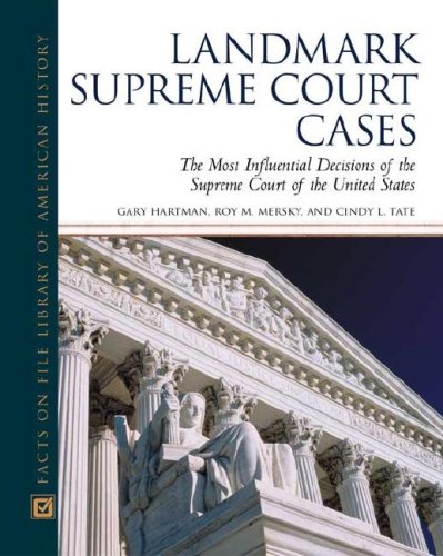 Landmark Supreme Court Cases: The Most Influential Decisions of the Supreme Court of the United States (Facts on File Library of American History)**OUT OF PRINT**
