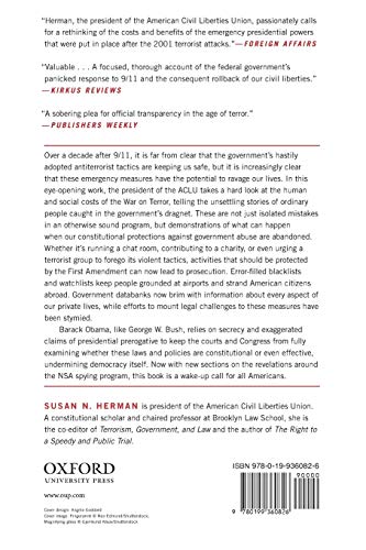 Taking Liberties: The War on Terror and the Erosion of American Democracy