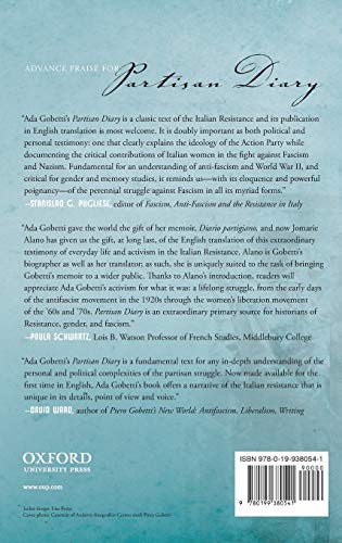 Partisan Diary: A Woman's Life in the Italian Resistance