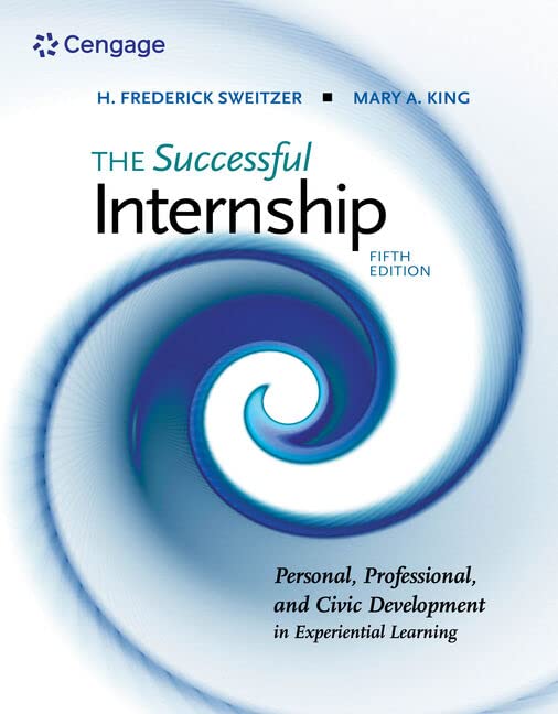 The Successful Internship: Personal, Professional, and Civic Development in Experiential Learning (Hse 163 / 264 / 272 Clinical Experience Sequence)