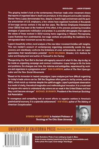 Reorganizing the Rust Belt: An Inside Study of the American Labor Movement