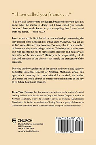 I Have Called You Friends: An Invitation to Ministry