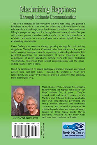 Maximizing Happiness Through Intimate Communication 3rd Edition — back cover