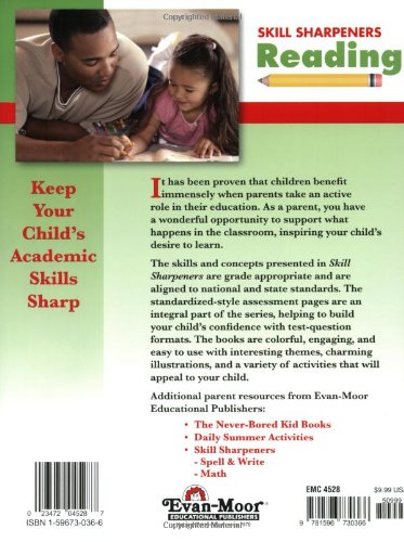 Skill Sharpeners: Reading, Grade Kindergarten Workbook