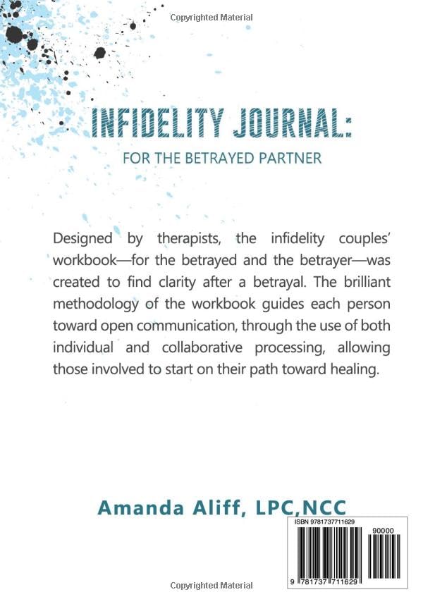 Infidelity Journal: For The Betrayed Partner