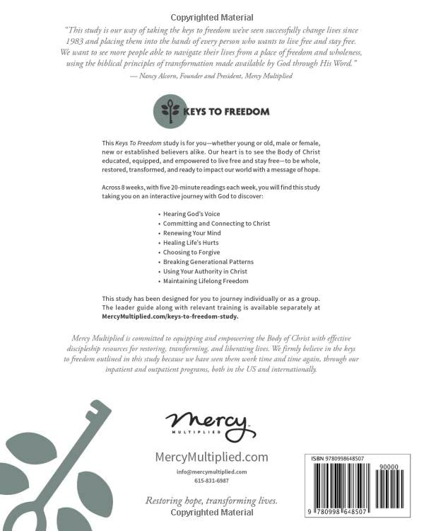 Keys to Freedom Study Guide: Live Free, Stay Free