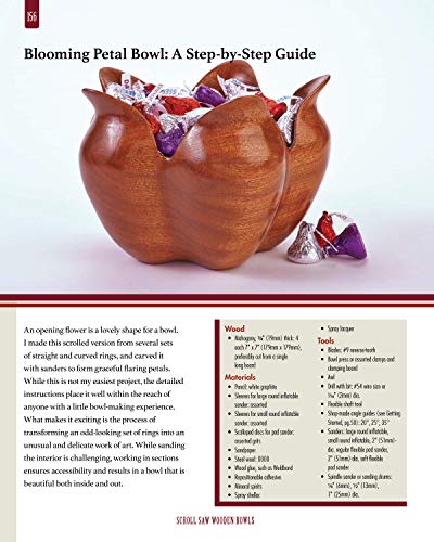 Scroll Saw Wooden Bowls, Revised & Expanded Edition: 30 Useful & Surprisingly Easy-to-Make Projects (Fox Chapel Publishing) Create Round, Wavy, & Rectangular Vessels with Scrolling, No Lathe Necessary