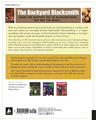 The Backyard Blacksmith: Traditional Techniques for the Modern Smith (Backyard Series)