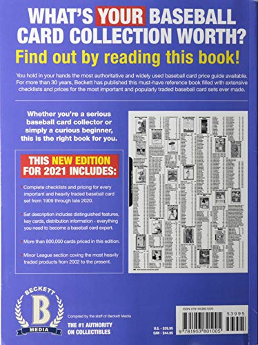Beckett Baseball Card Price Guide 2021