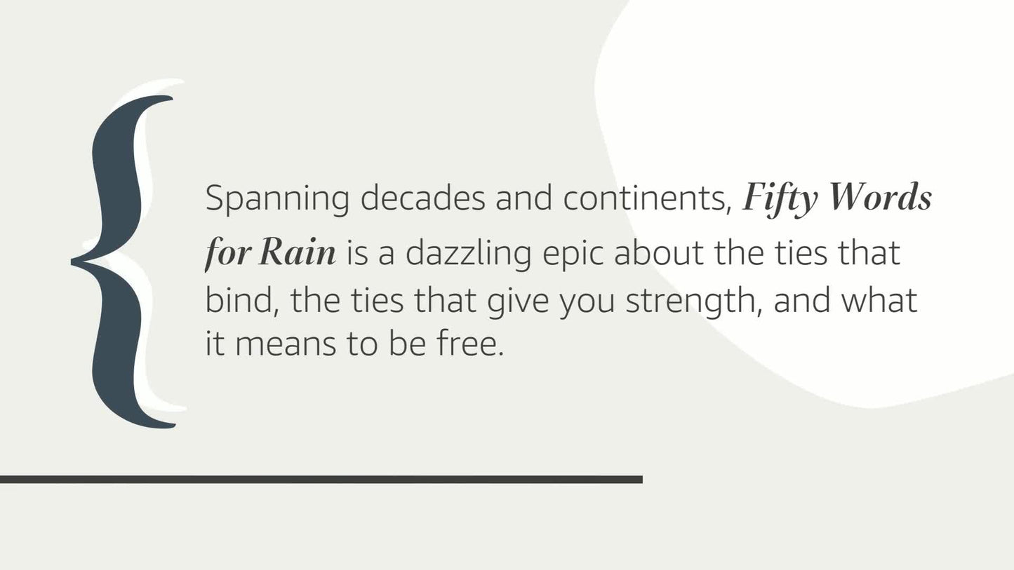 Fifty Words for Rain: A Novel