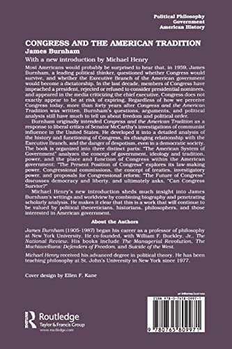 Congress and the American Tradition (Library of Conservative Thought)