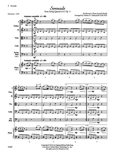 Classic String Quartets for Festivals, Weddings, and All Occasions: Conductor Score (Alfred's Ovation String Quartet Series)