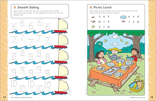 My Kindergarten Math Workbook: 101 Games and Activities to Support Kindergarten Math Skills
