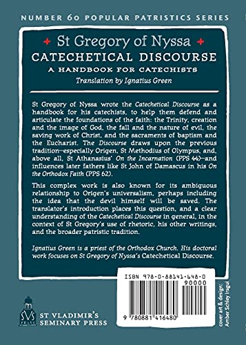 Catechetical Discourse: A Handbook for Catechists (Popular Patristics, 60)