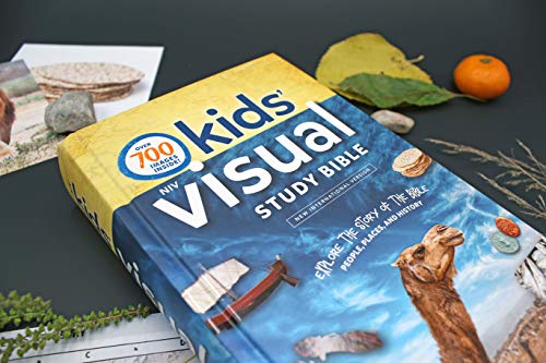 NIV, Kids' Visual Study Bible, Hardcover, Blue, Full Color