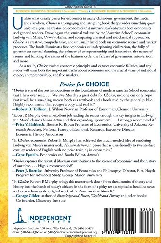 Choice: Cooperation, Enterprise, and Human Action