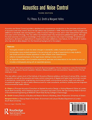 Acoustics and Noise Control