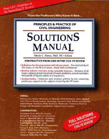 Solutions Manual: Principles & Practice of Civil Engineering
