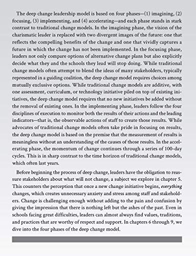 Deep Change Leadership: A Model for Renewing and Strengthening Schools and Districts (A resource for effective school leadership and change efforts)