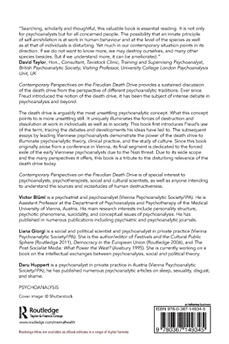Contemporary Perspectives on the Freudian Death Drive: In Theory, Clinical Practice and Culture (The International Psychoanalytical Association Psychoanalytic Ideas and Applications Series)