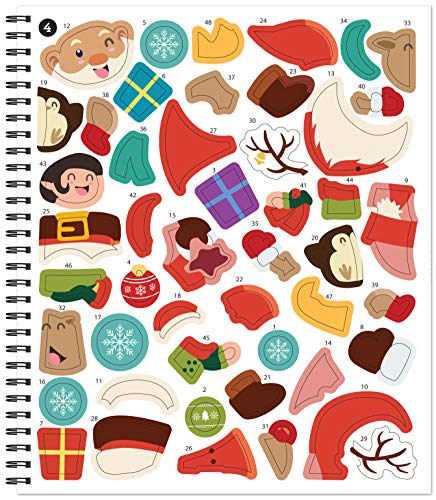 Brain Games - Sticker by Number: Christmas (Bus Cover)