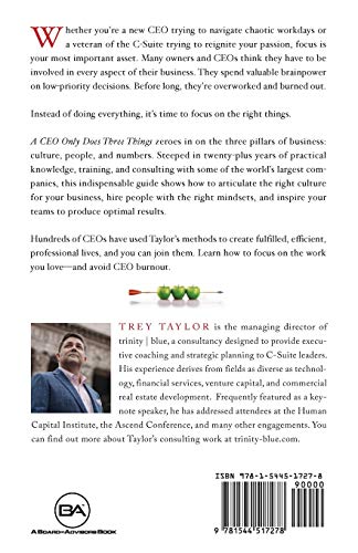 A CEO Only Does Three Things: Finding Your Focus in the C-Suite