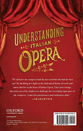 Understanding Italian Opera by Carter, Tim