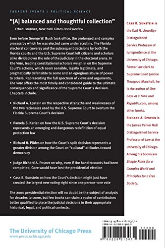 The Vote: Bush, Gore, and the Supreme Court