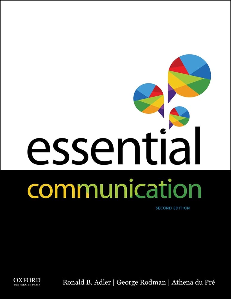 Essential Communication by Adler, Ronald